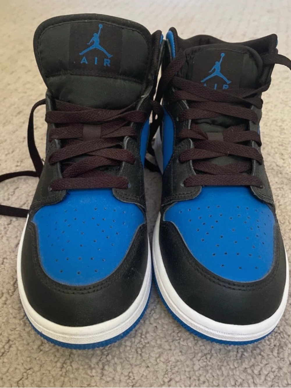 Jordan 1 retro high OG "black metallic/blue" sneakers